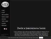 Tablet Screenshot of dwor-grzymalow.pl